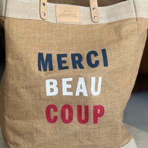 Claire V and Apolis Merci Beaucoup Tote Bag